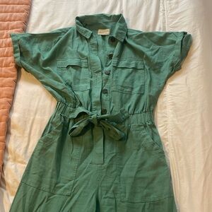 Target “Universal Thread” green jumpsuit
